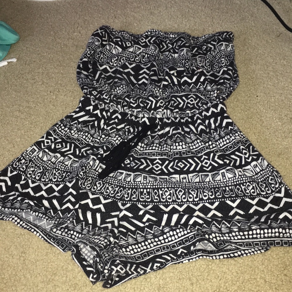 Strapless Romper
